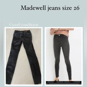 Black Madewell jeans